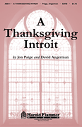 Thanksgiving Introit, A SATB choral sheet music cover